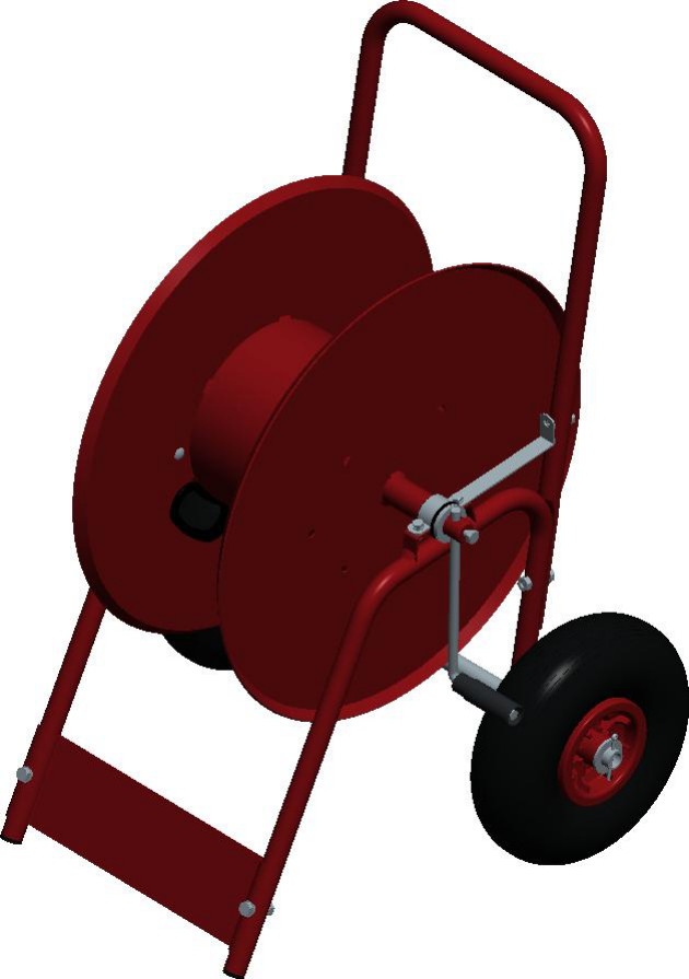 MAGNUM 2000 CARRELLATO R.G. — mobil slangetrommeltralle (på hjul)