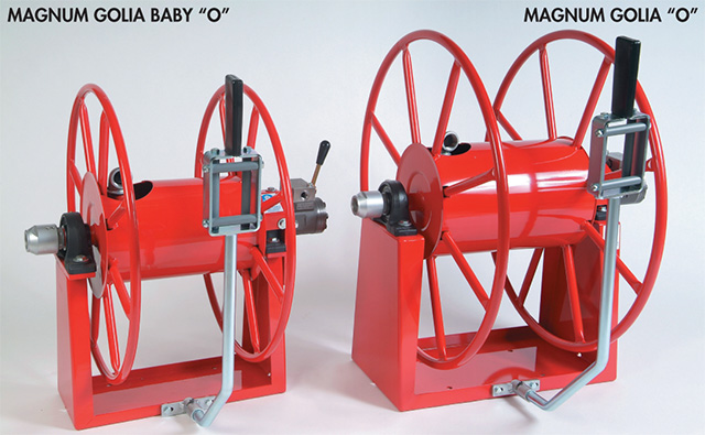 MAGNUM GOLIA "O" 1" — hydraulisk høytrykks slangetrommel (100 m)