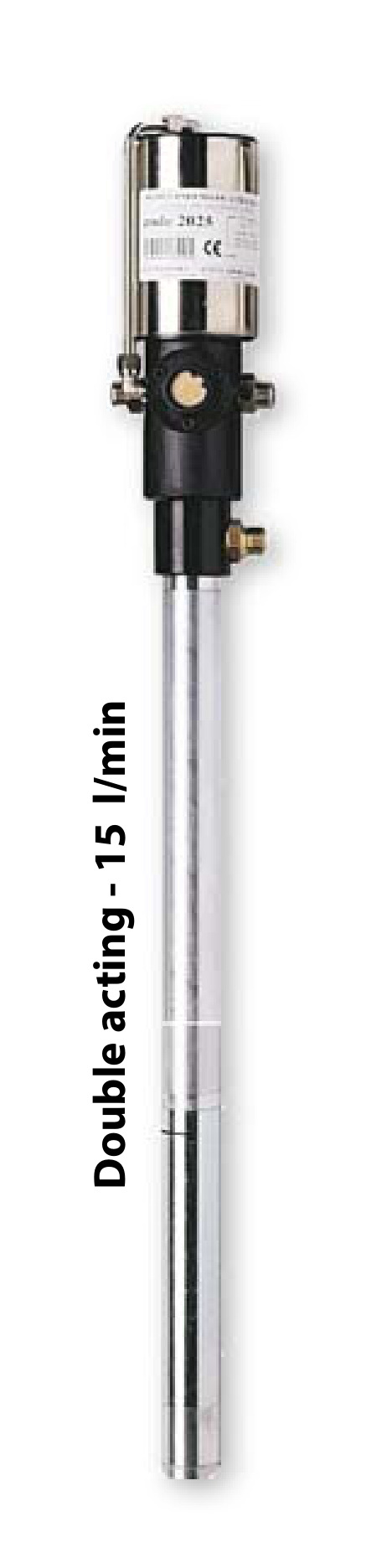 Pneumatiske stempelpumper for olje — standardserie, forhold 5:1