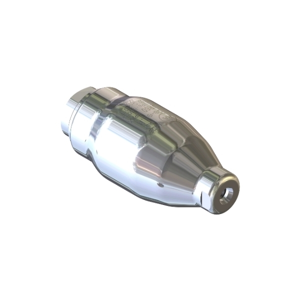 UR60 — roterende dyse i rustfritt stål, 1/4 BSP F, 600 bar